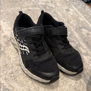 Saucony Kids Black and White Sneakers- size 2